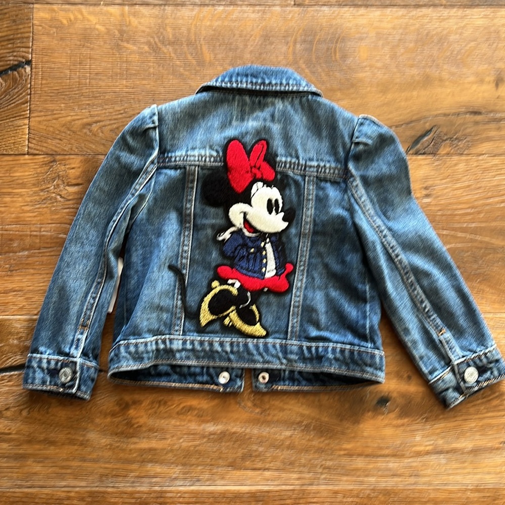 Gap Disney Girls Minnie Mouse Jean Jacket